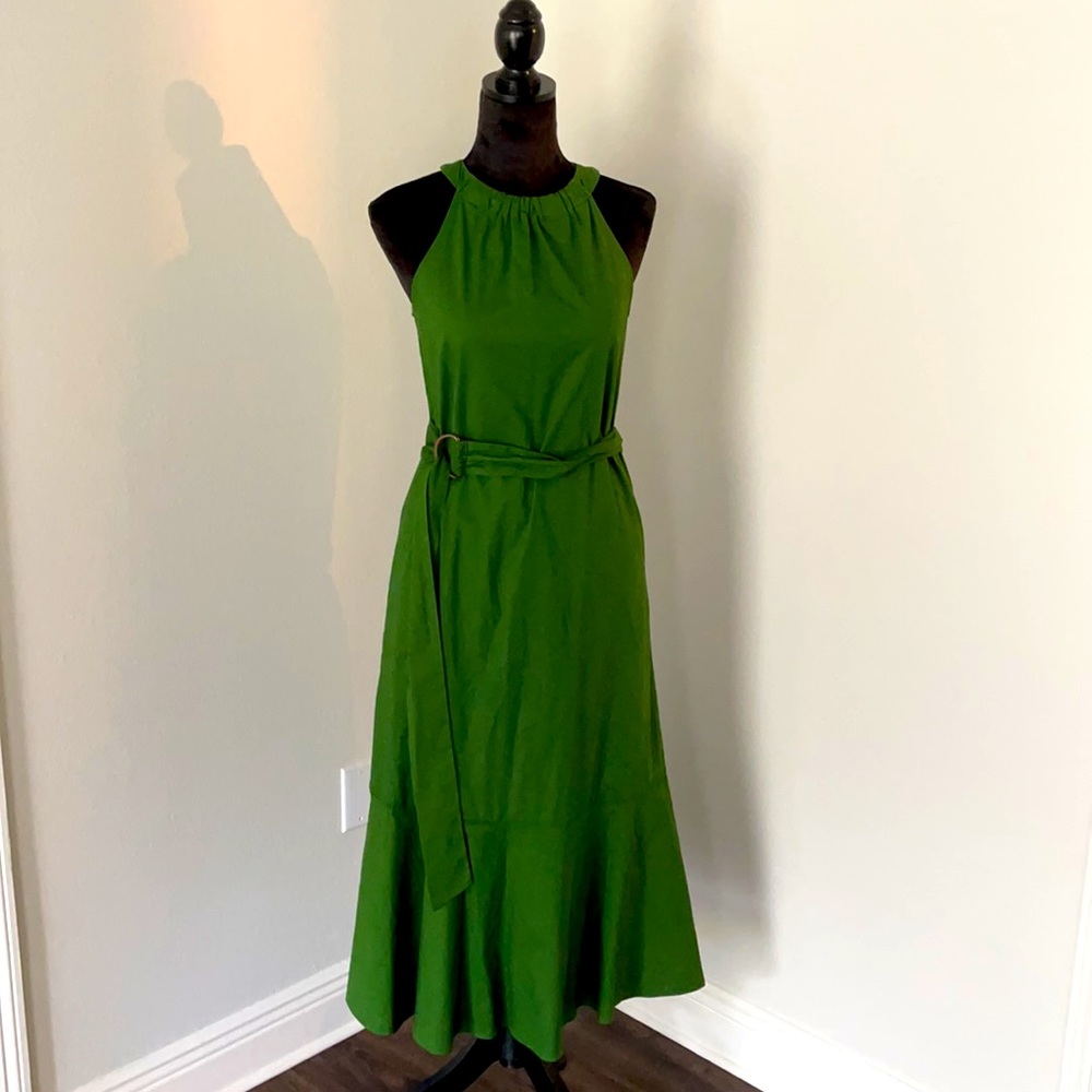 MOSSIMO Green Dress with belt